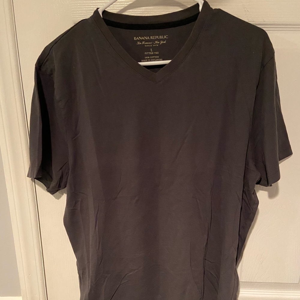 Banana Republic Fitted Vee Shirt